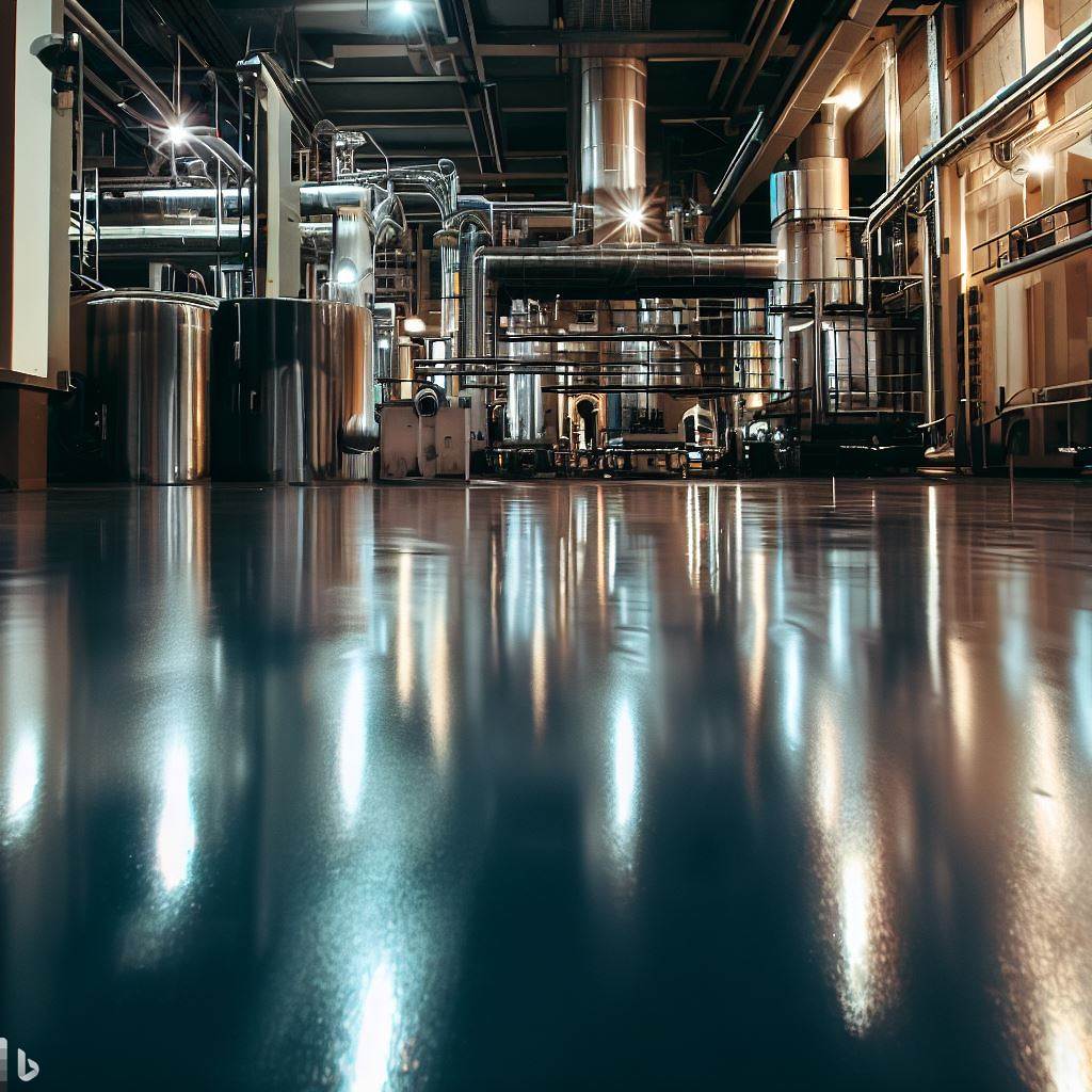أهمية أرضيات الايبوكسي للمصانع