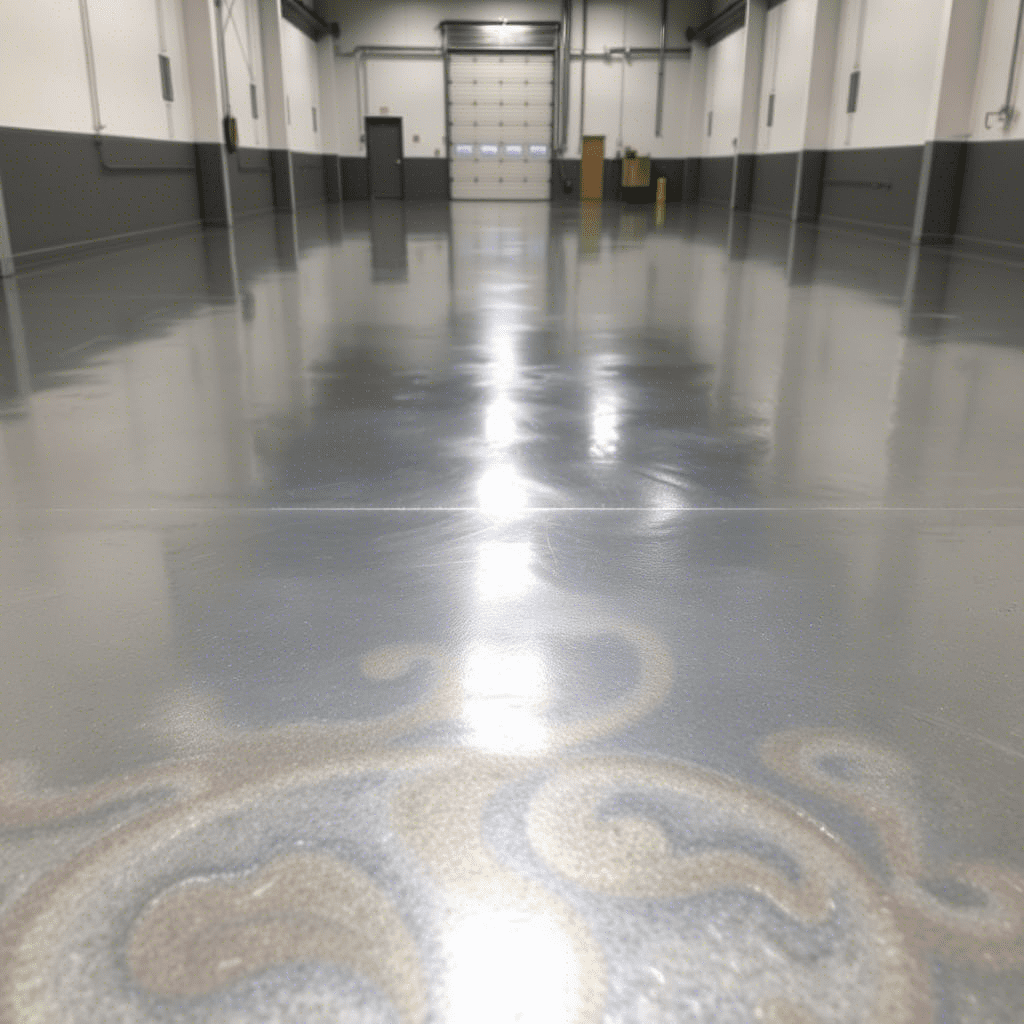 دليل شامل لاختيار نوع أرضيات الإيبوكسي المناسب لمشروعك (ميتاليك، كوارتز، سادة)