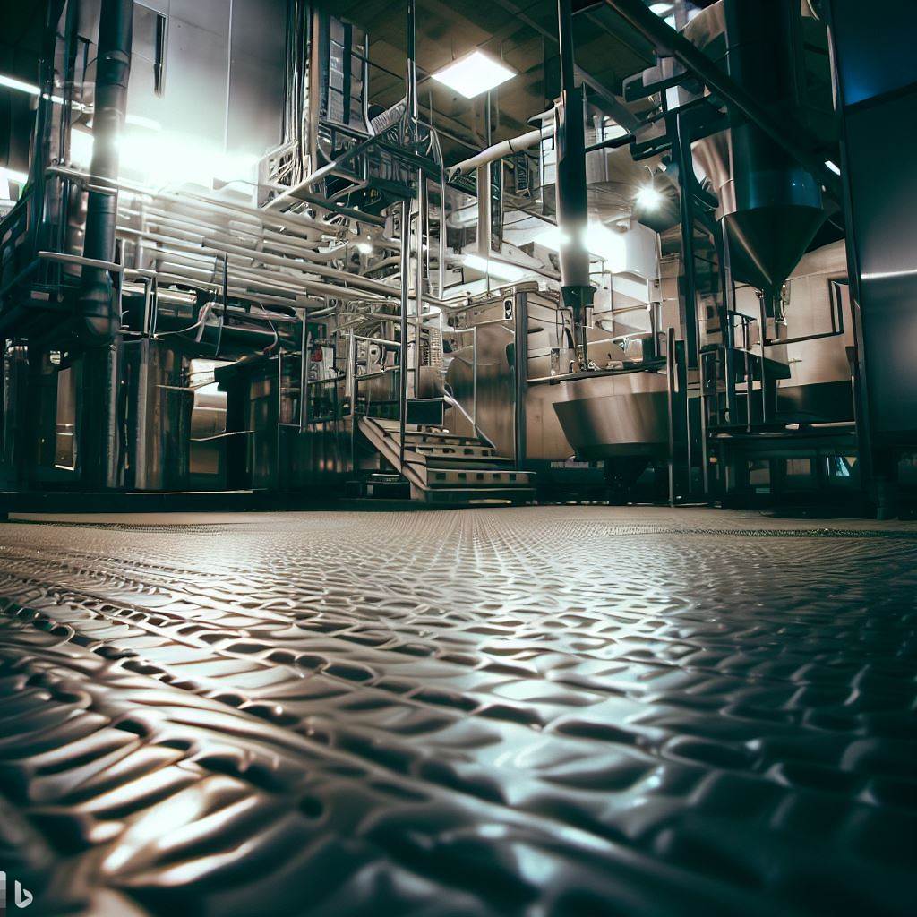 أرضيات المصانع الغذائية