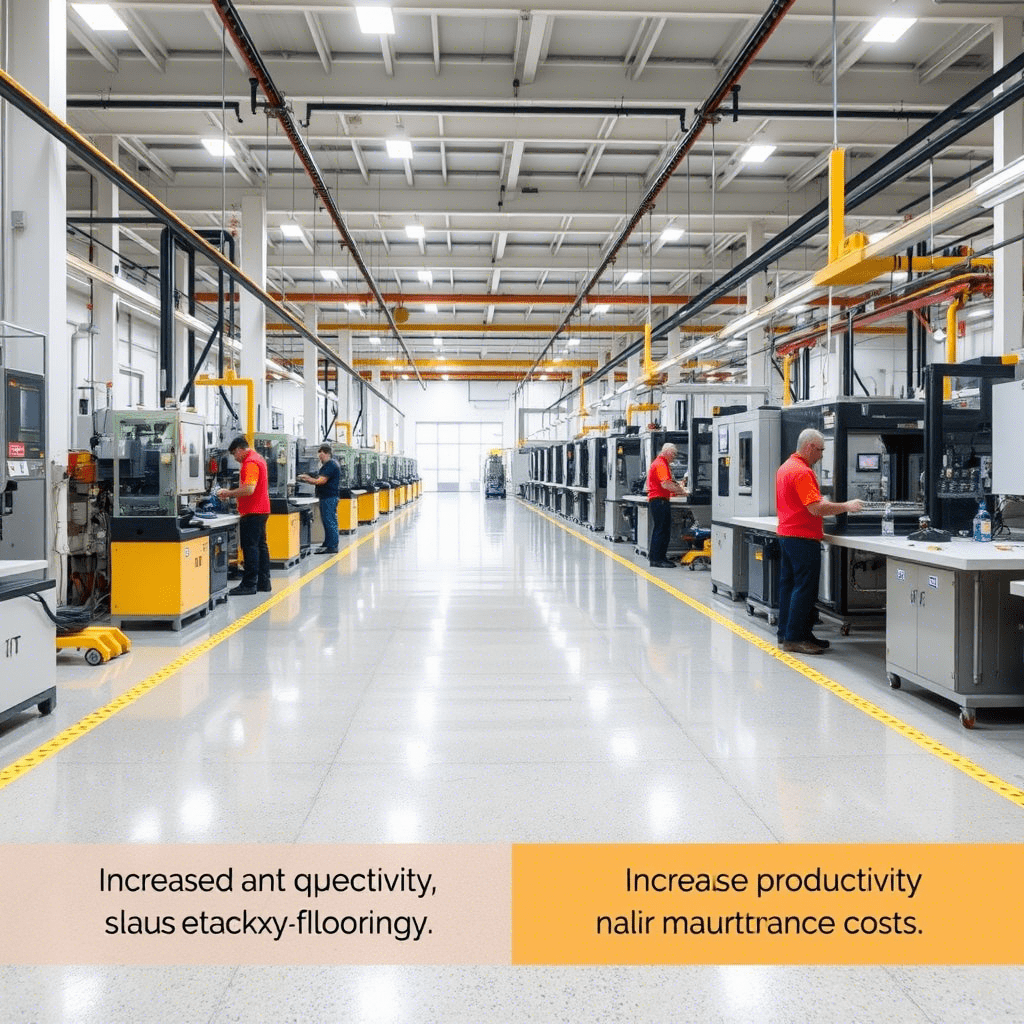 كيف تساهم أرضيات الإيبوكسي في زيادة كفاءة الإنتاج وتقليل التكاليف بالمصانع